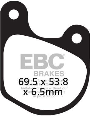EBC FA 71V EBC SEMI SINTERED DISC PADS