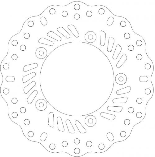 EBC BRAKE DISC MD1191C EBC CONTOUR BRAKE DISC