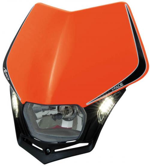 RTECH V-FACE HEADLIGHT ORANGE-BLACK 562845066