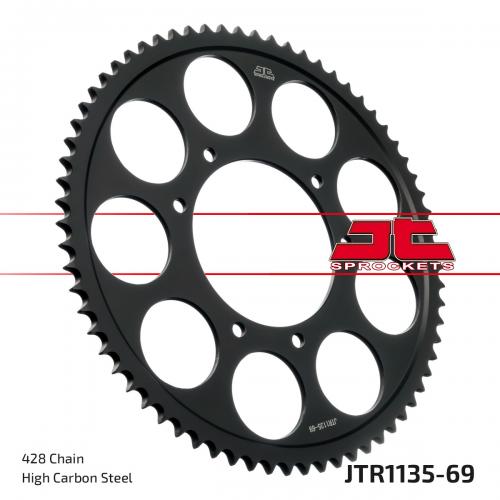 JT SPROCKETS REAR STEEL 69T, 428