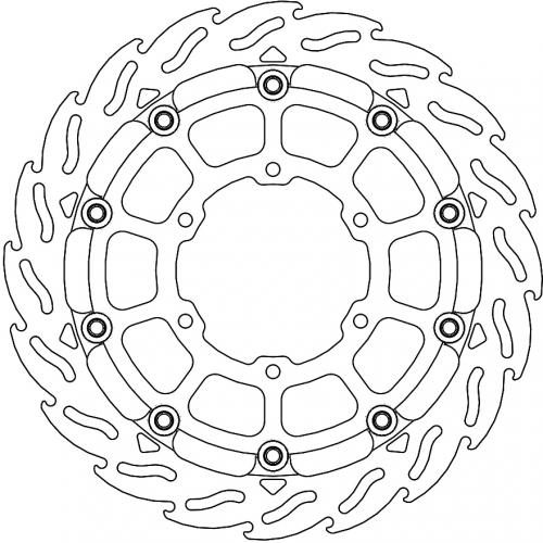 MOTO MASTER 112288, FLAME 5,5MM RACING SERIES