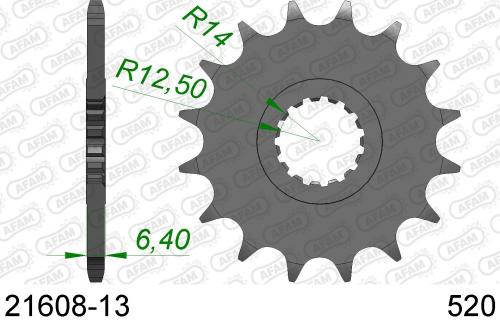 AFAM FRONT 13T, 520 AF12160813