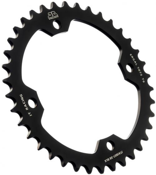 JT SPROCKETS REAR RACELITE ALU 38T BLACK, 520 JTA185738Z