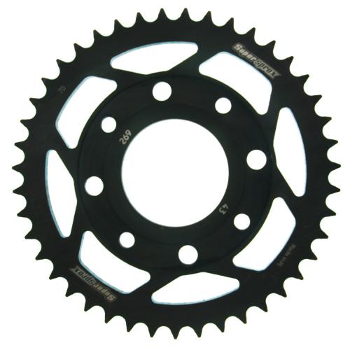 SUPERSPROX SUPERSPROX REAR STEEL 43T, BLACK SU426943B