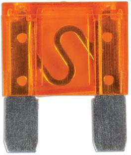 LASER TOOLS MAXI BLADE FUSES 40A, A,MBER 10PC