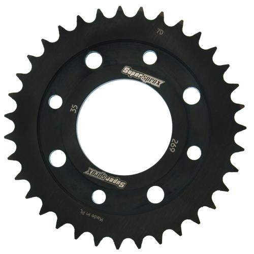 SUPERSPROX SUPERSPROX REAR STEEL 35T, BLACK SU426935B