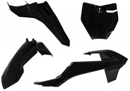RTECH PLASTICS KIT 4 PCS KTM BLACK 563230448