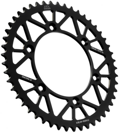 JT SPROCKETS REAR RACELITE ALU 49T BLACK, 520 JTA080849Z