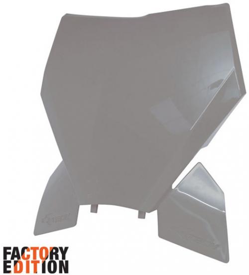 RTECH FACTORY FRONT NUMBER PLATE QUANTUM GREY 569800324