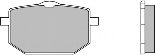 BREMBO 07YA18TT BRAKE PADS ORGANIC