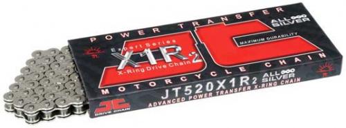 JT CHAINS 520X1R X 74 NICKEL JT HEAVY DUTY X-RING CHAIN