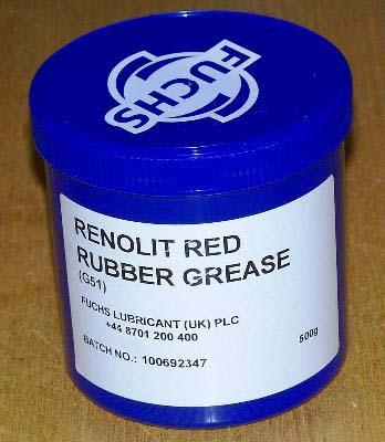 SILKOLENE FUCHS RENOLIT RED RUBBER GREASE (G51) 500G