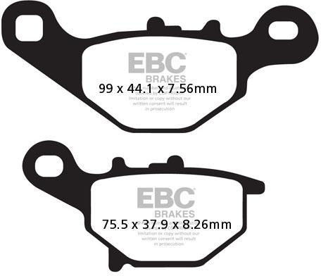 EBC FA 230TT EBC DISC PADS