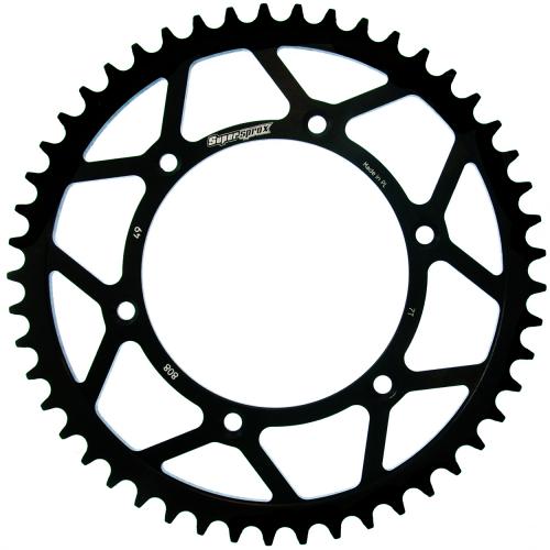 SUPERSPROX SUPERSPROX REAR STEEL 49T, BLACK, 520 SU480849B