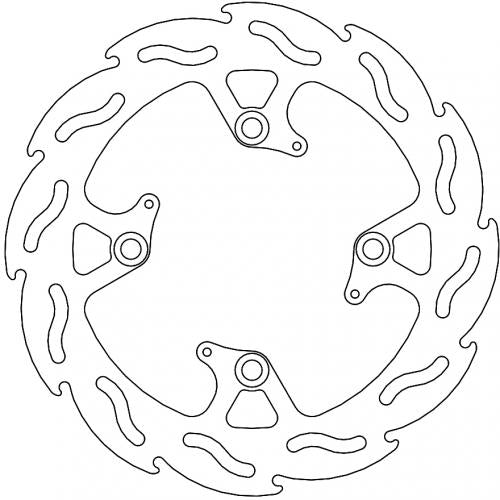 MOTO MASTER 110683, FLAME FIXED DISC 255