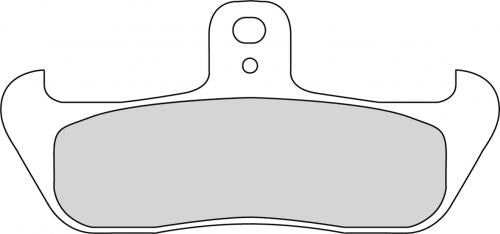 FERODO FDB499P BRAKE PADS ORGANIC