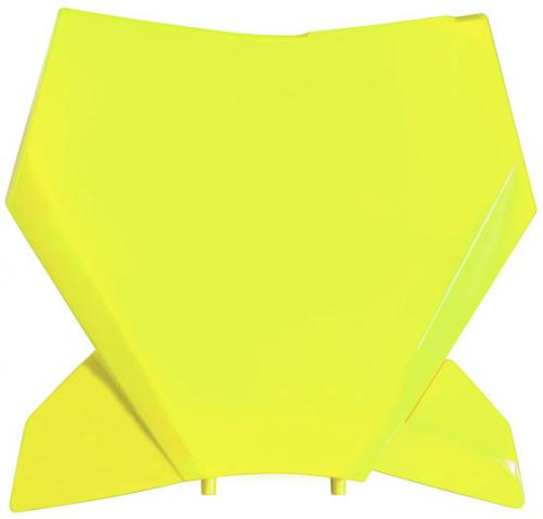 RTECH FRONT NUMBER PLATE NEON YELLOW 569800308