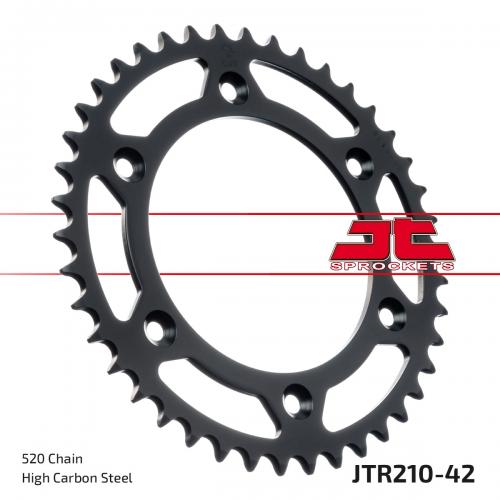 JT SPROCKETS REAR STEEL 42T, 520 JTR021042