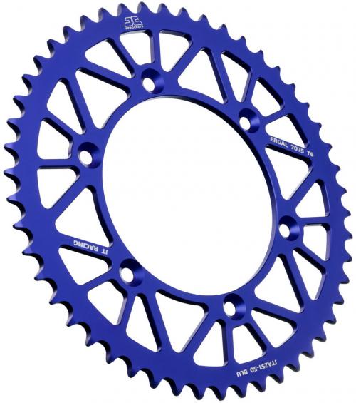 JT SPROCKETS REAR RACELITE ALU 50T BLUE, 520 JTA025150BLU