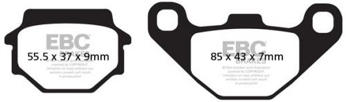 EBC FA 67/3 EBC DISC PADS