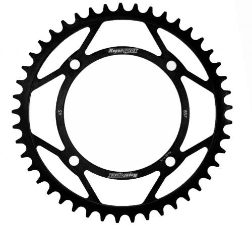SUPERSPROX SUPERSPROX REAR STEEL 45T, BLACK, 520 SU485745B