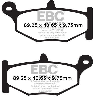 EBC FA 419V EBC SEMI SINTERED DISC PADS