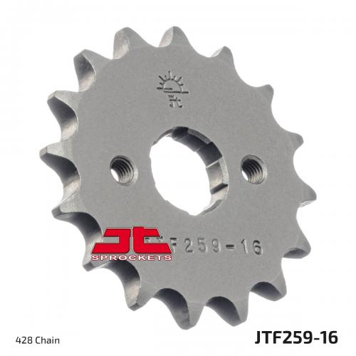 JT SPROCKETS FRONT STEEL 16T, 428 JTF025916