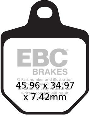 EBC EPFA433/4HH EBC EXTREME PRO HH DISC PADS