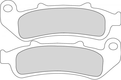 FERODO FDB2002P BRAKE PADS ORGANIC