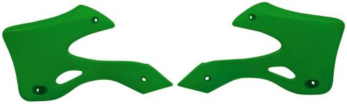 RTECH RADIATOR SCOOPS KAWASAKI GREEN (OE) 566225235