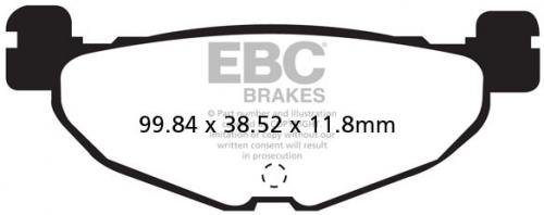 EBC SFAC 408 EBC SCOOTER CARBON PADS
