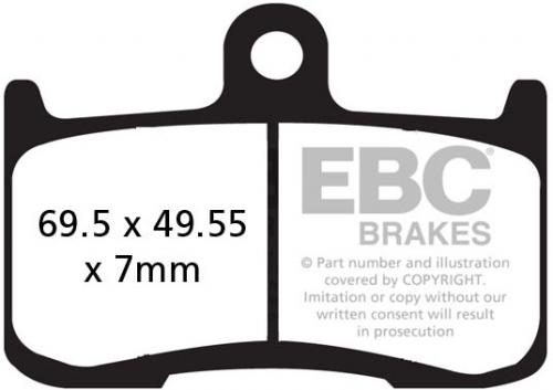 EBC GPFAX347HH EBC RACE USE ONLY DISC PADS