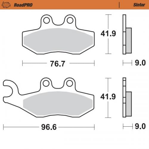 MOTO MASTER 400403, BRAKE PADS SINTER