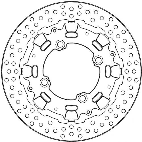 MOTO MASTER 116131, HALO T-FLOATER RACING DISC 245