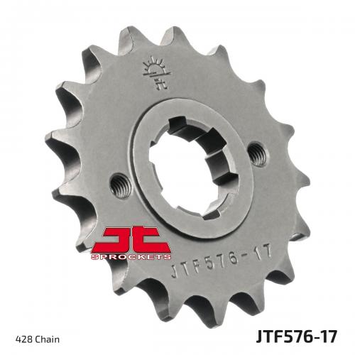 JT SPROCKETS FRONT STEEL 17T, 428 JTF057617