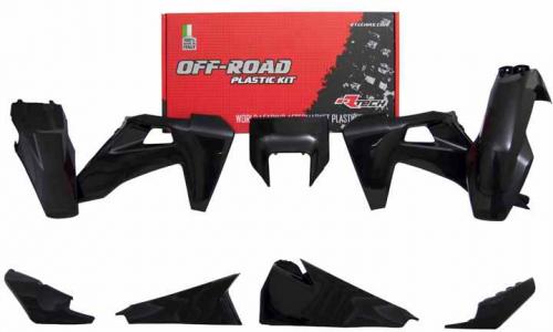 RTECH PLASTICS KIT 6 PC W/HEADL COV HSQ BLACK