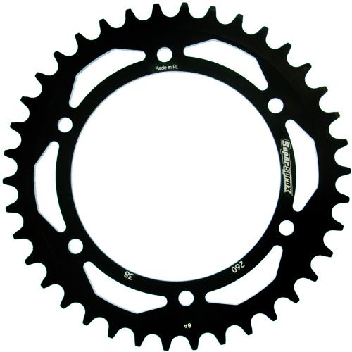 SUPERSPROX SUPERSPROX REAR STEEL 38T, BLACK SU426038B