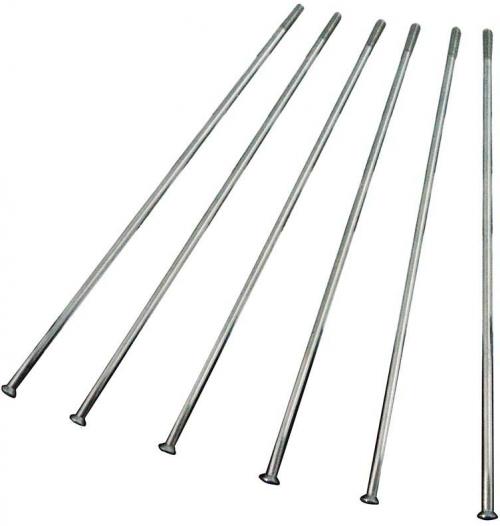 RTECH 6 PCS SPOKE SET 21'F.WHEEL-9G 8 7/8' GALV.