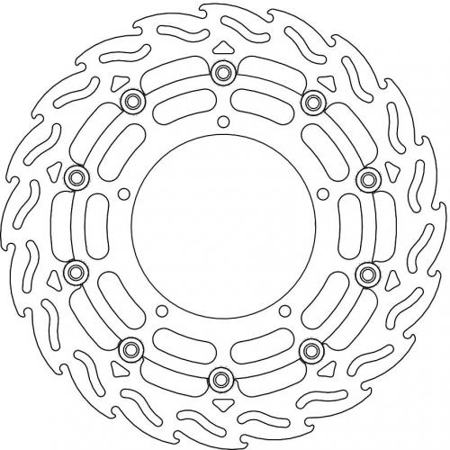 MOTO MASTER 112044, FLAME FLOATING ALU DISC 320