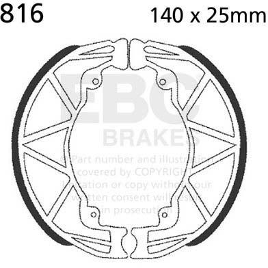 EBC 816 EBC BRAKE SHOES