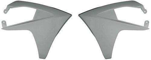 RTECH RADIATOR SCOOPS GASGAS QUANTUM GREY