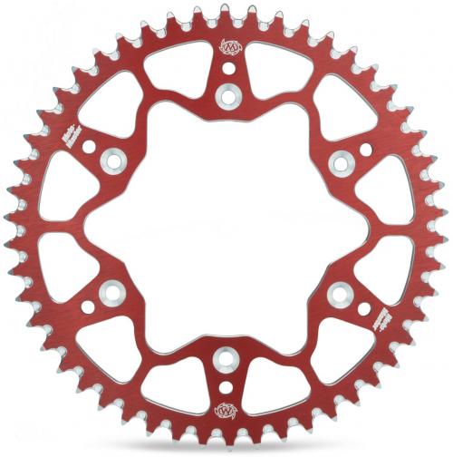 MOTO MASTER REAR ALU, 42T, RED, 520