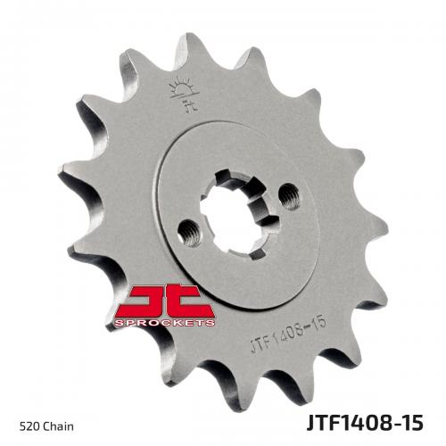 JT SPROCKETS FRONT STEEL 15T, 520 JTF140815