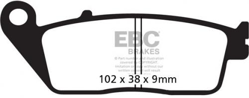 EBC EPFA226HH EBC EXTREME PRO HH DISC PADS