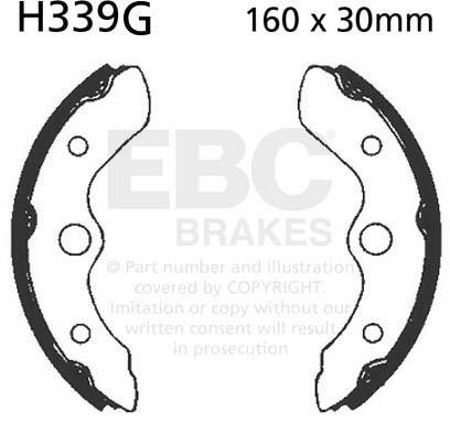 EBC H339G EBC BRAKE SHOES