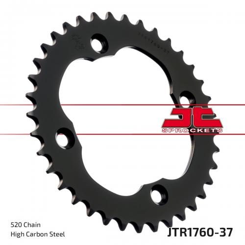 JT SPROCKETS REAR STEEL 37T, 520 JTR176037