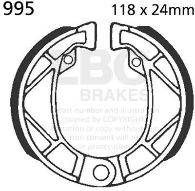 EBC 995 EBC BRAKE SHOES