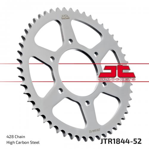 JT SPROCKETS REAR STEEL 52T, 428 JTR184452