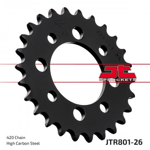JT SPROCKETS REAR STEEL 26T, 420 JTR080126