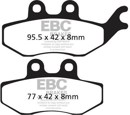 EBC SFA 374 EBC SCOOTER PADS